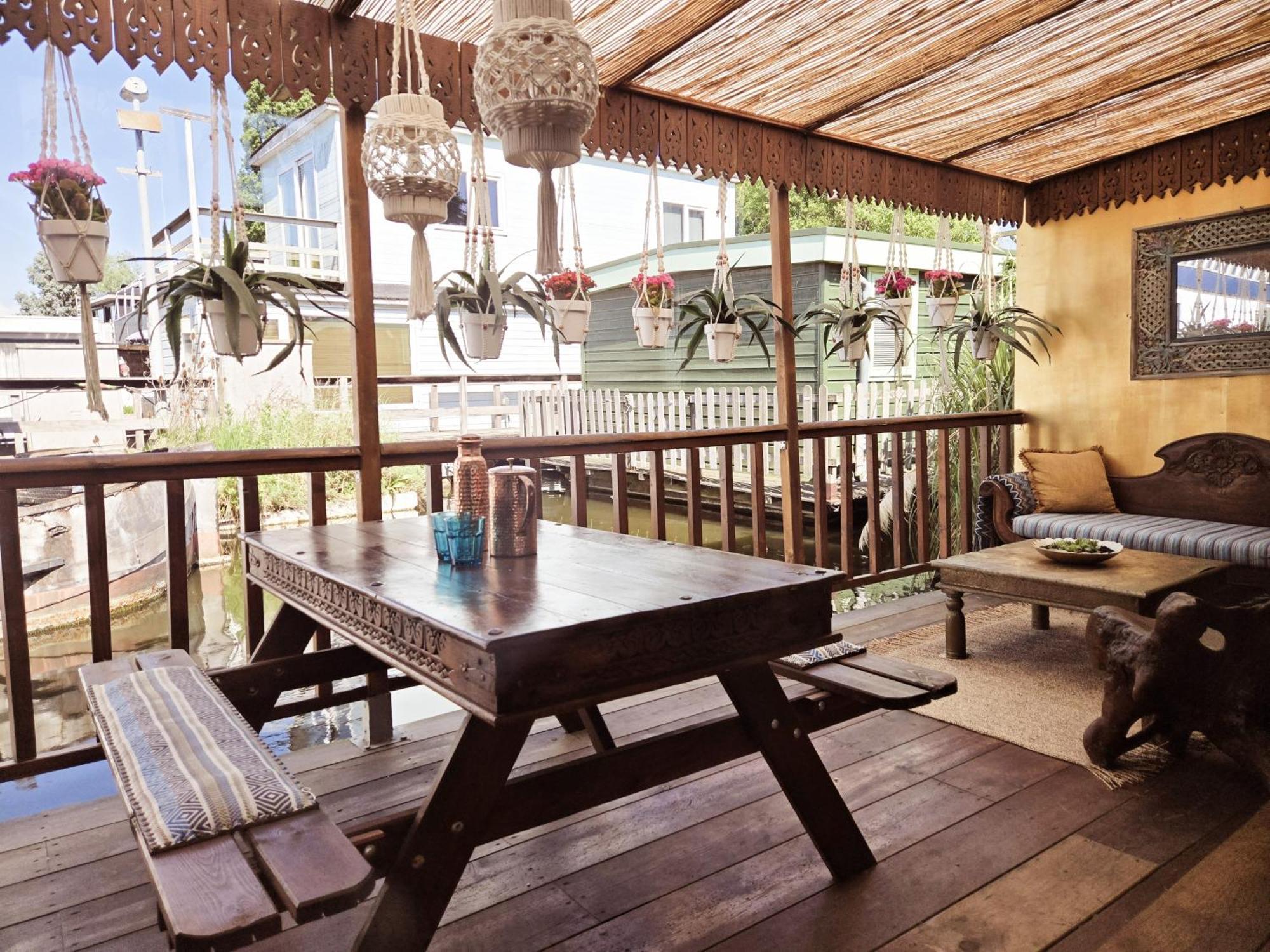 House Boat Studio With Waterfront Terrace อัมสเตอร์ดัม ภายนอก รูปภาพ
