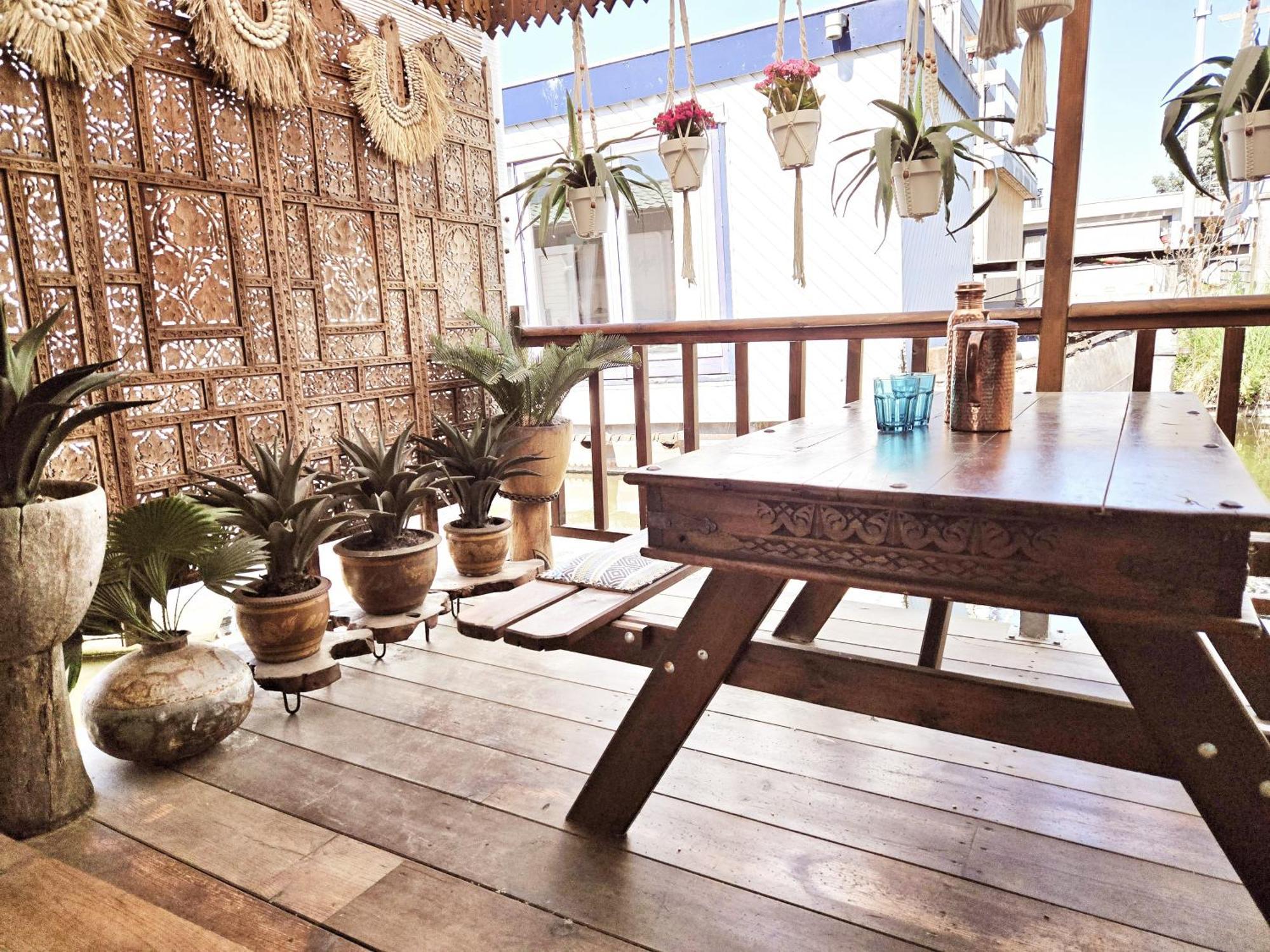House Boat Studio With Waterfront Terrace อัมสเตอร์ดัม ภายนอก รูปภาพ
